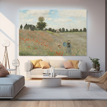Poppy Field Painting Monet